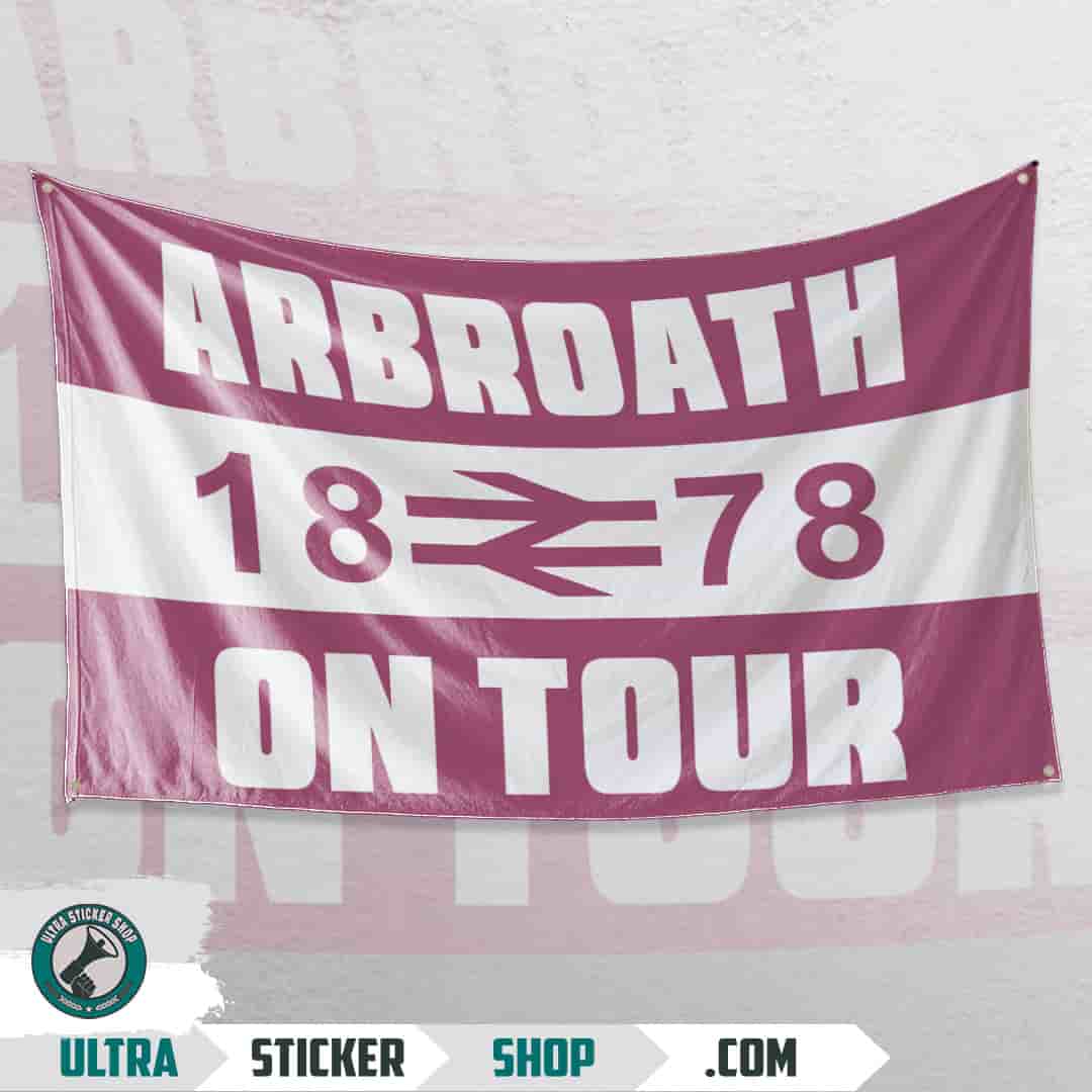Arbroath 1878 on tour Zastava