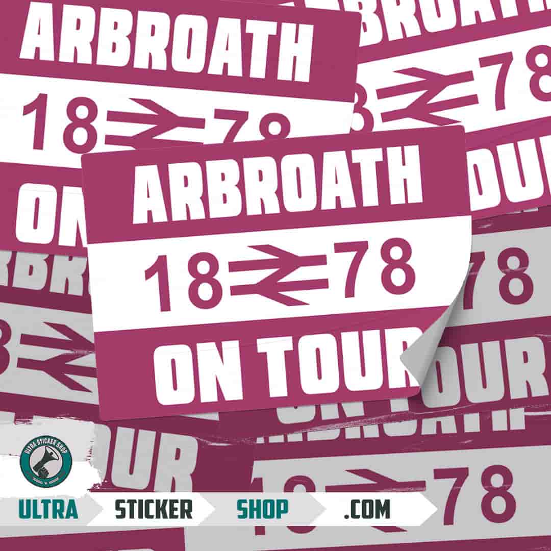 Arbroath 1878 on tour Nalepnice