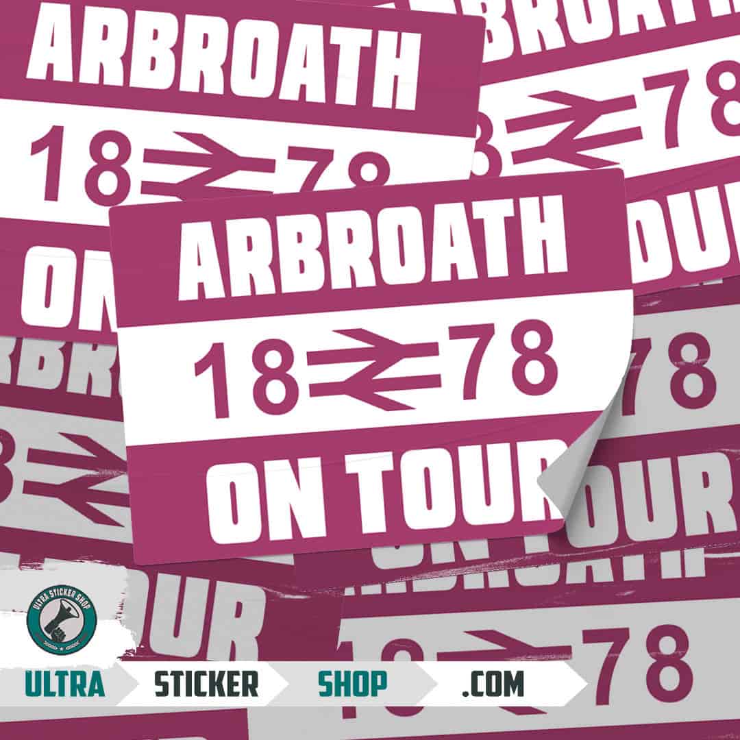 Arbroath 1878 on tour Nalepnice