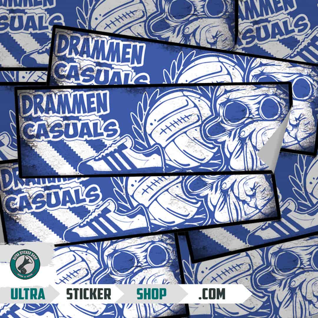 Drammen casuals Nalepnice