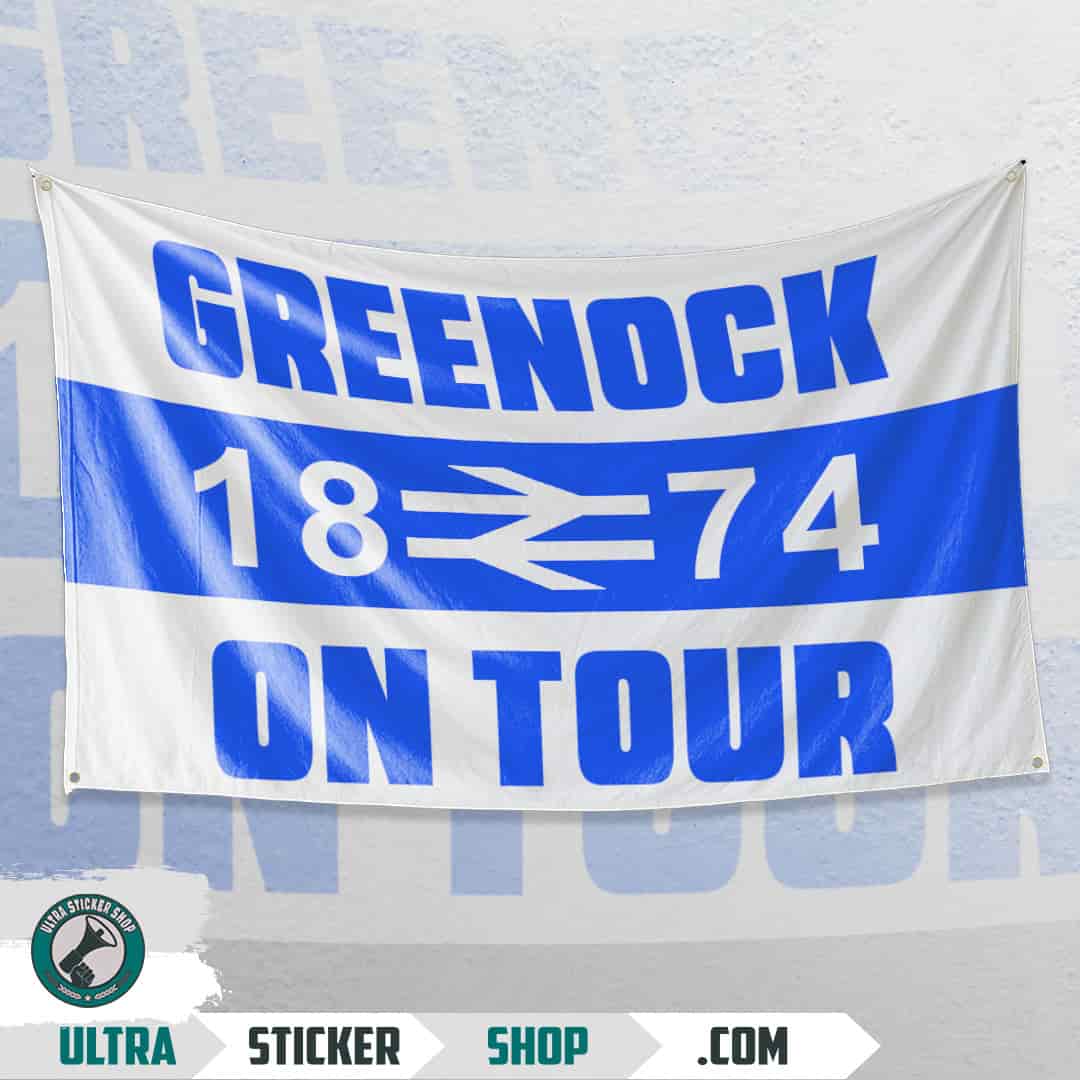 Greenock 1874 on tour Vlag