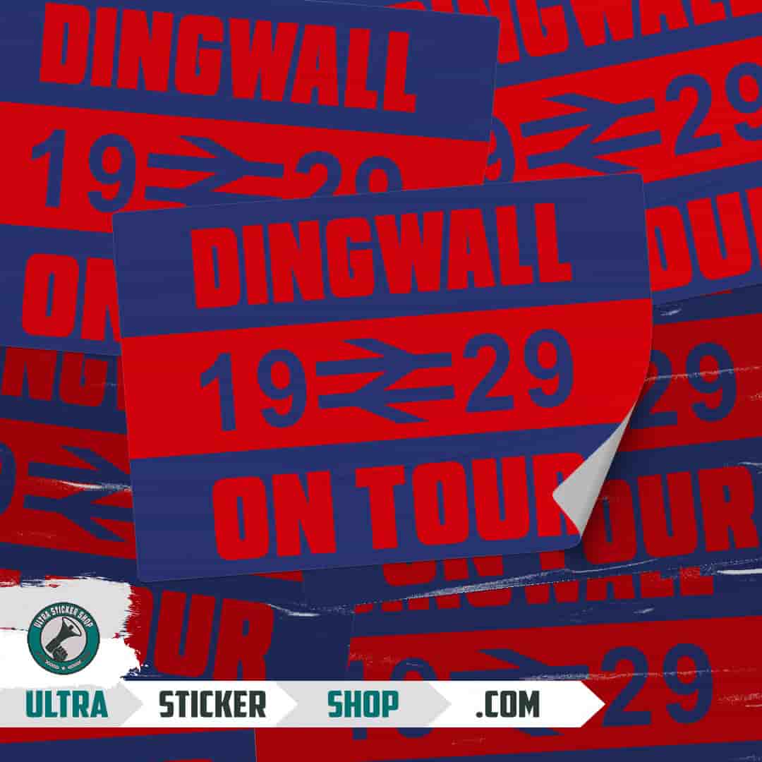 Dingwall 1929 on tour Nalepnice