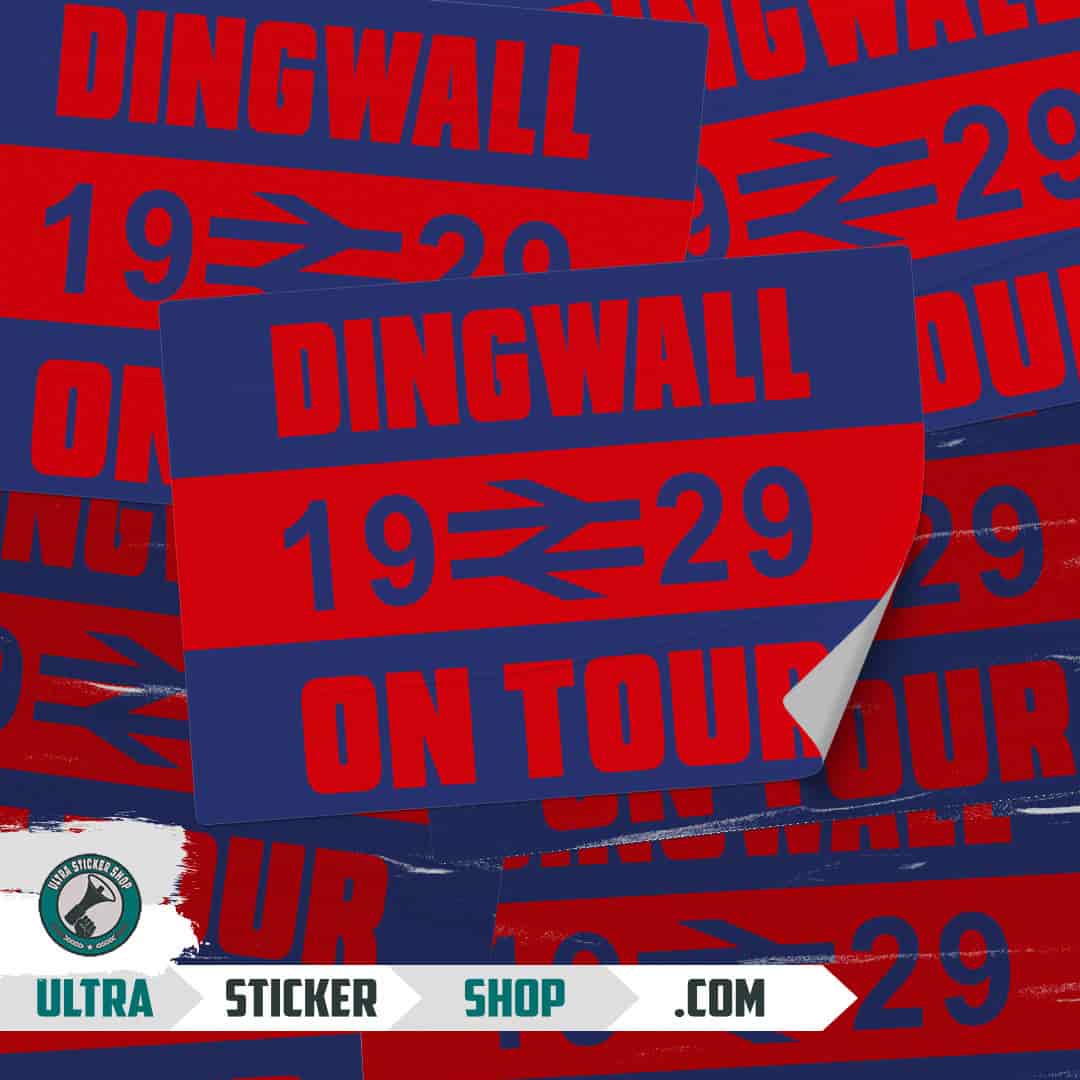 Dingwall 1929 on tour Nalepnice