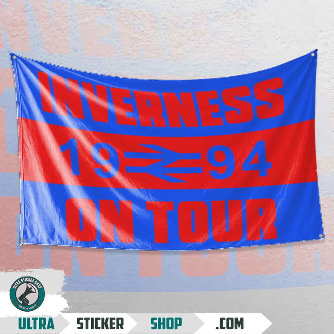 Inverness 1994 on tour Flagge