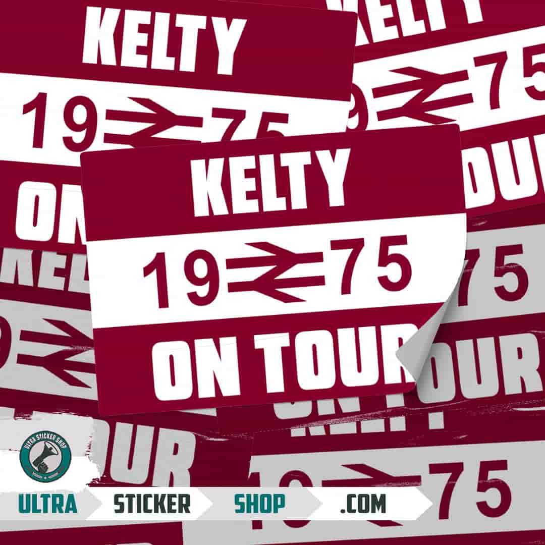 Kelty 1975 on tour Nalepnice