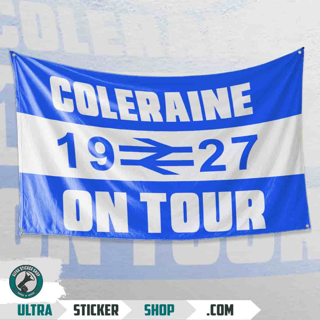 Coleraine 1927 on tour Σημαία