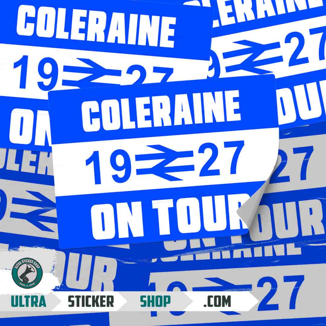 Coleraine 1927 on tour Klistermærker