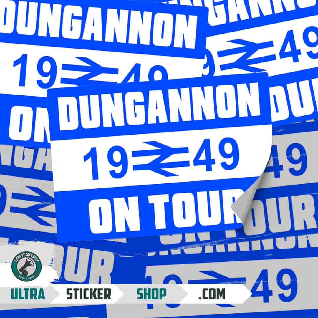 Dungannon 1949 on tour Nalepnice