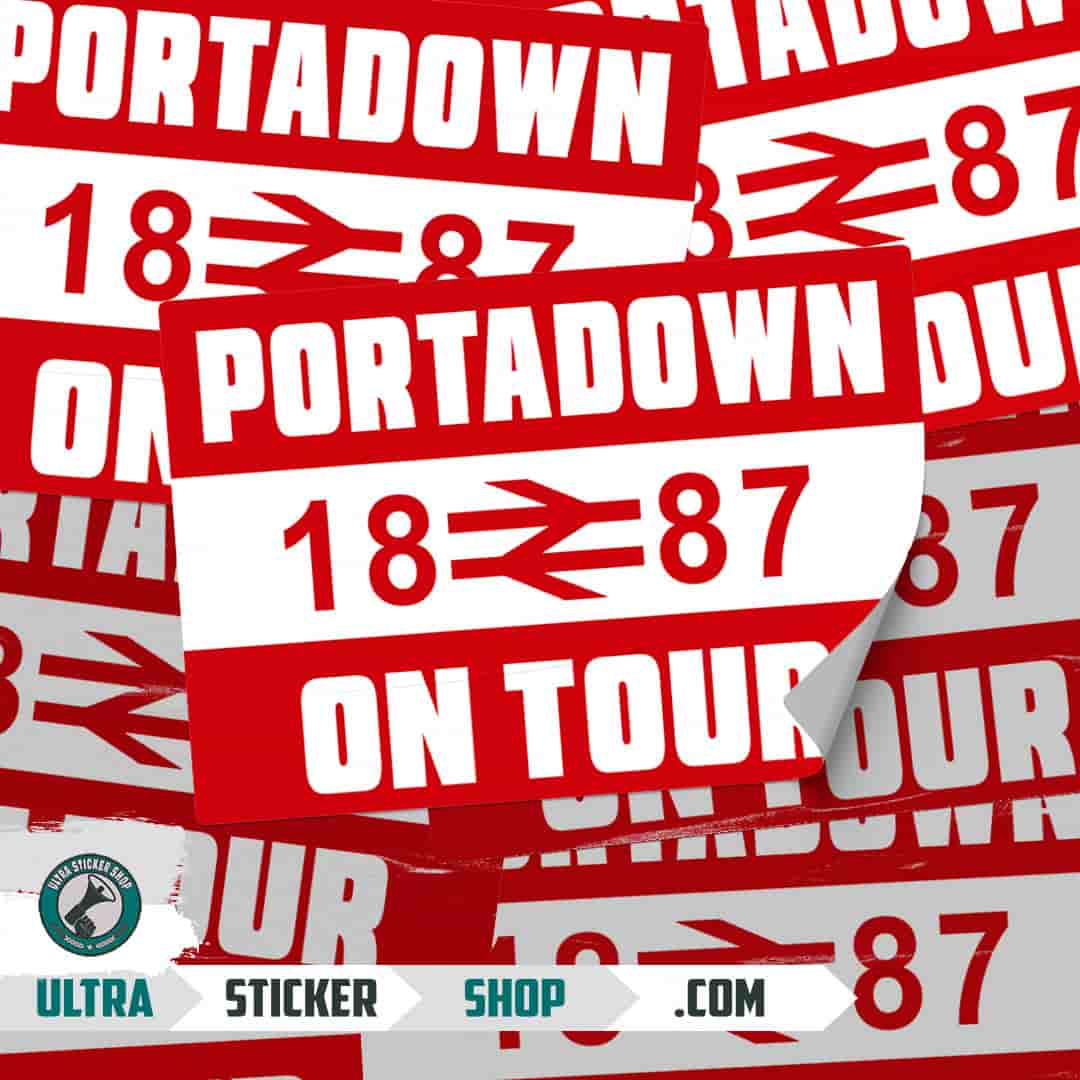 Portadown 1887 on tour Nalepnice
