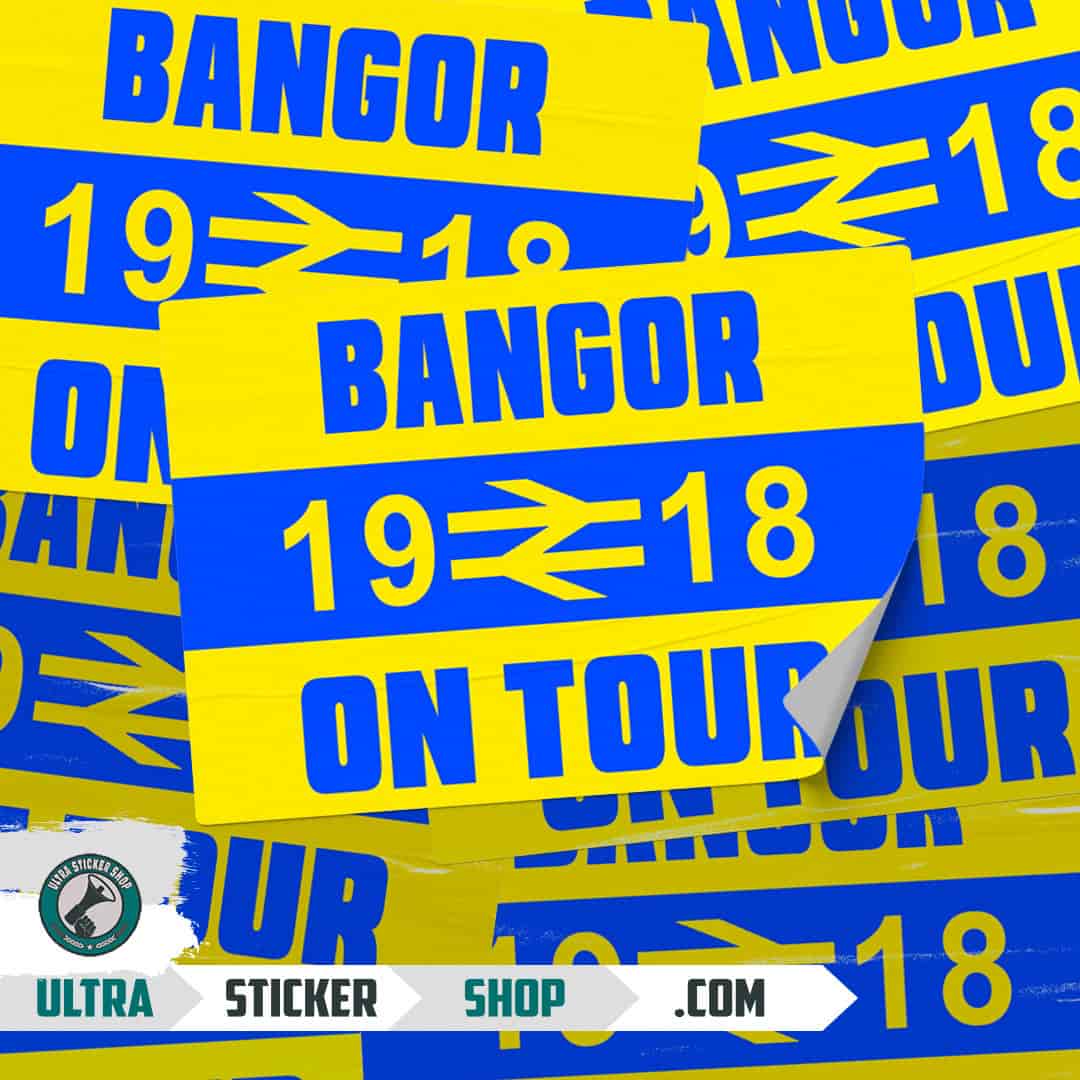 Bangor 1918 on tour Naljepnice