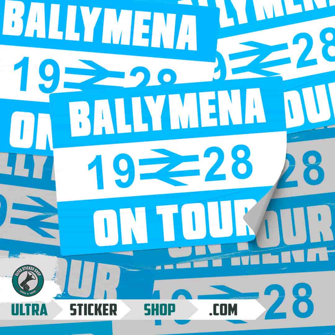 Ballymena 1928 on tour Nalepnice