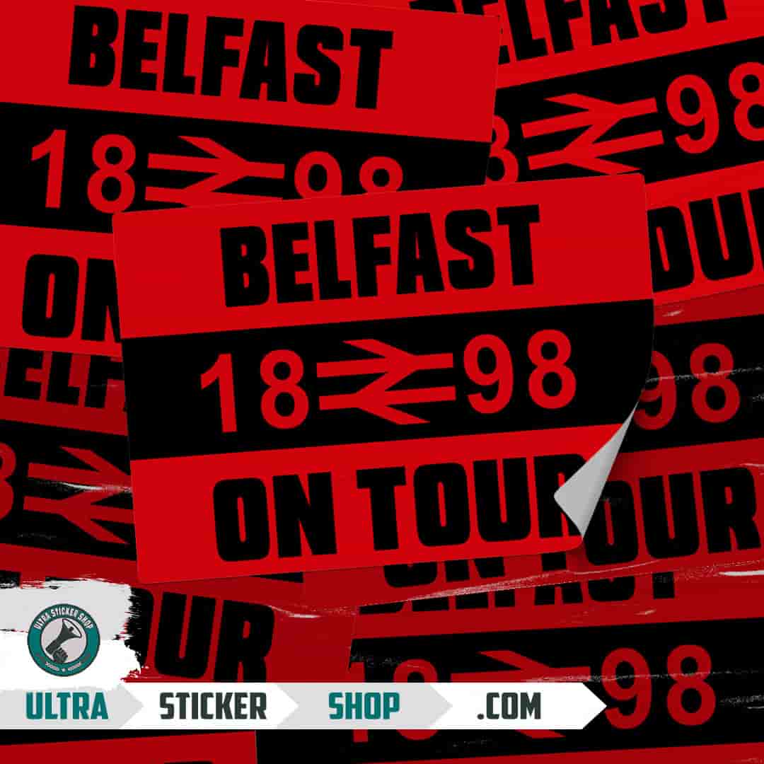 Belfast 1898 on tour Autocolante