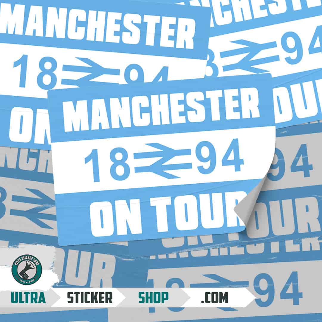 Manchester 1894 on tour Nalepnice