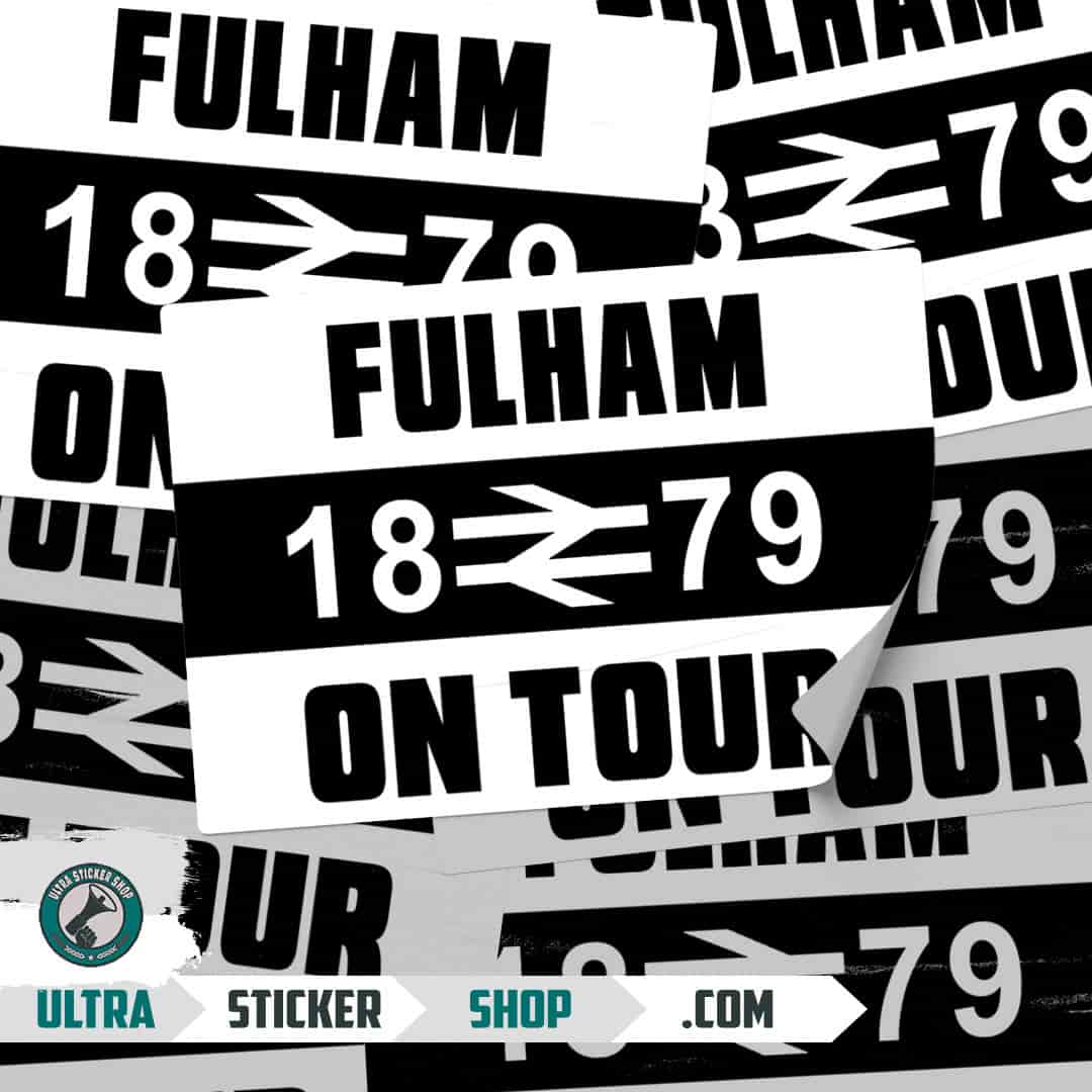 Fulham 1879 on tour Nalepnice
