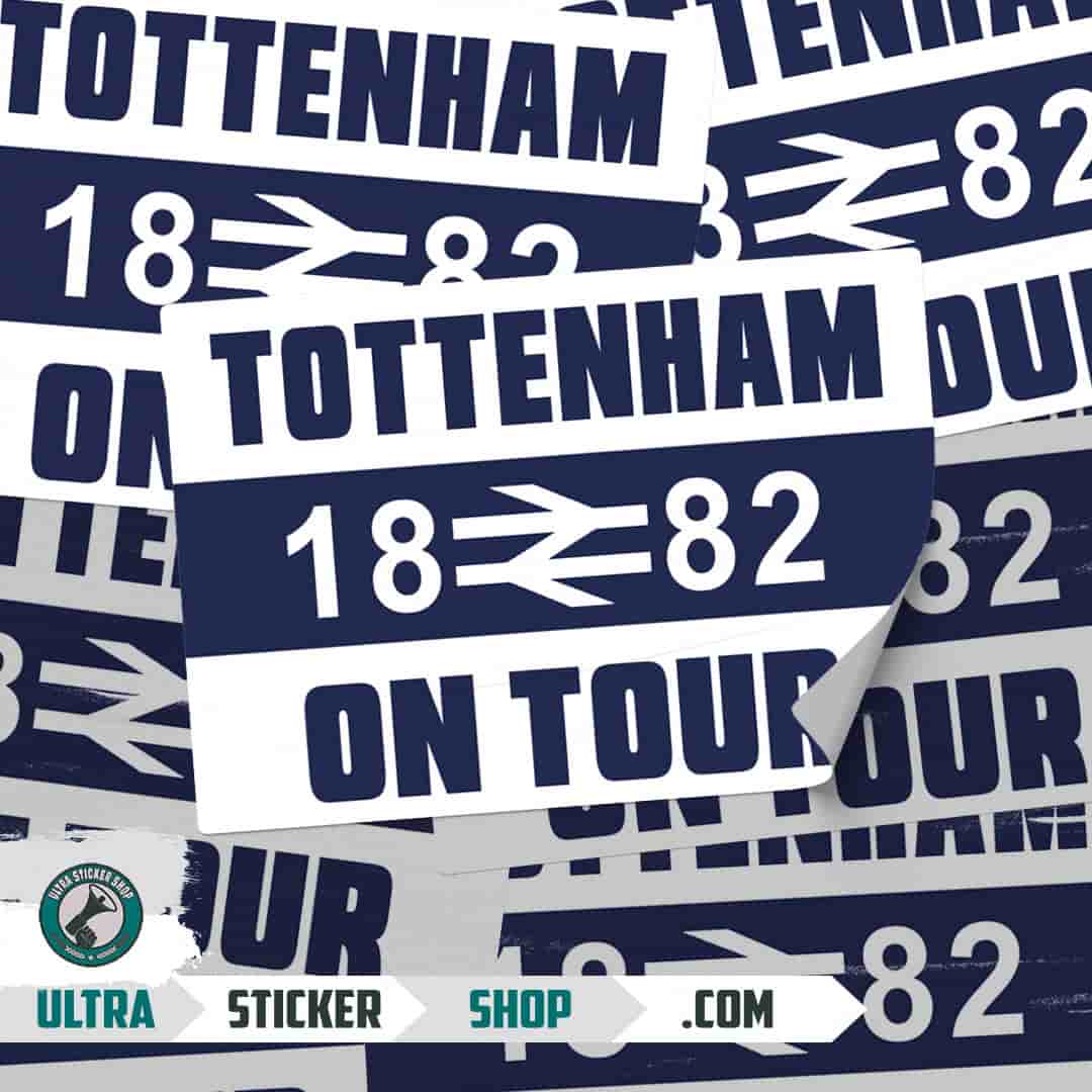 Tottenham 1882 on tour Klistremerker