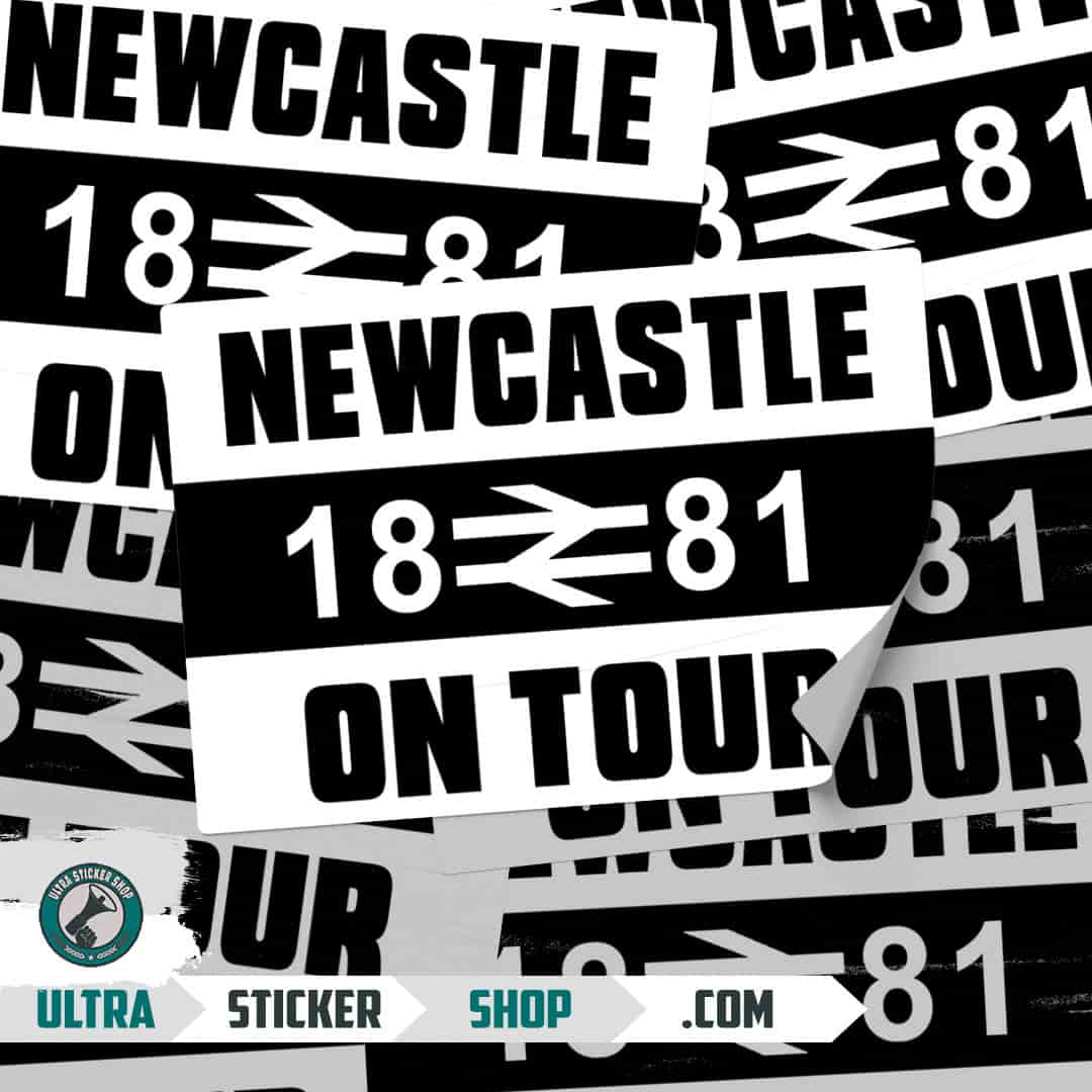 Newcastle 1881 on tour Pegatinas