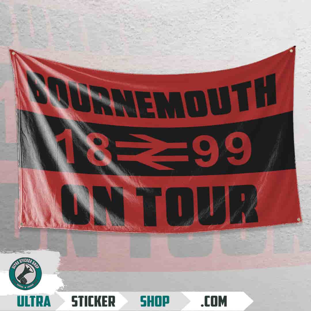 Bournemouth 1899 on tour Bandiera