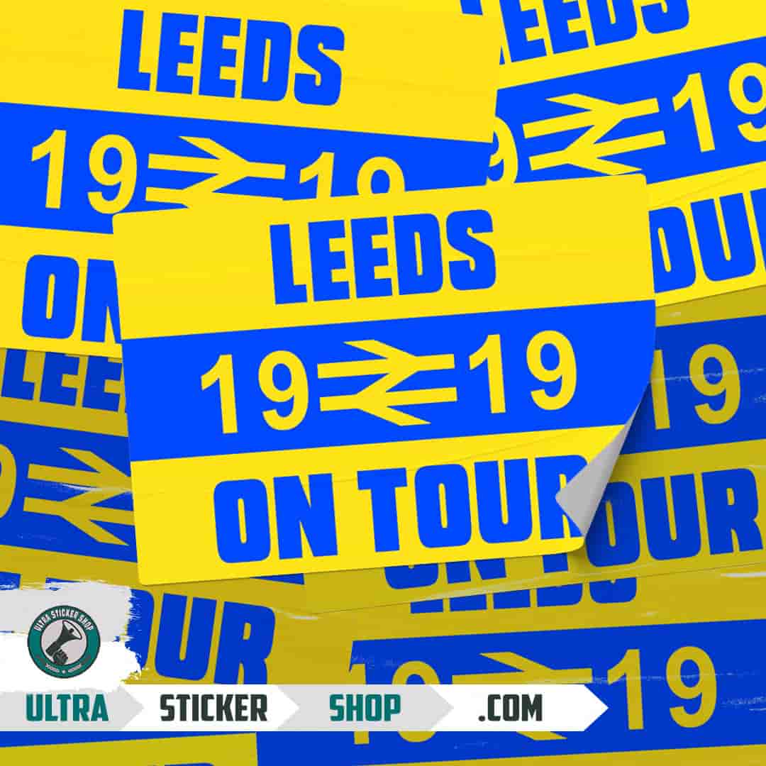 Leeds 1919 on tour Nalepnice