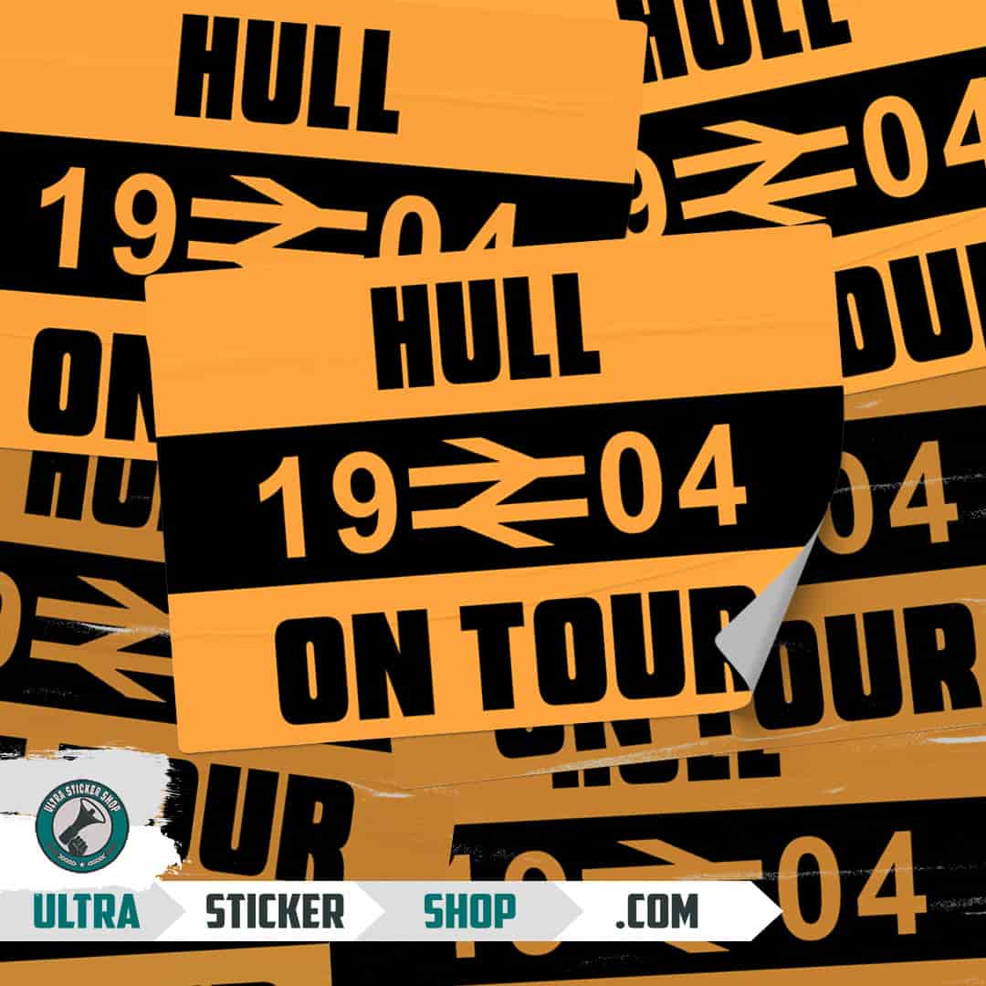 Hull 1904 on tour Nalepnice
