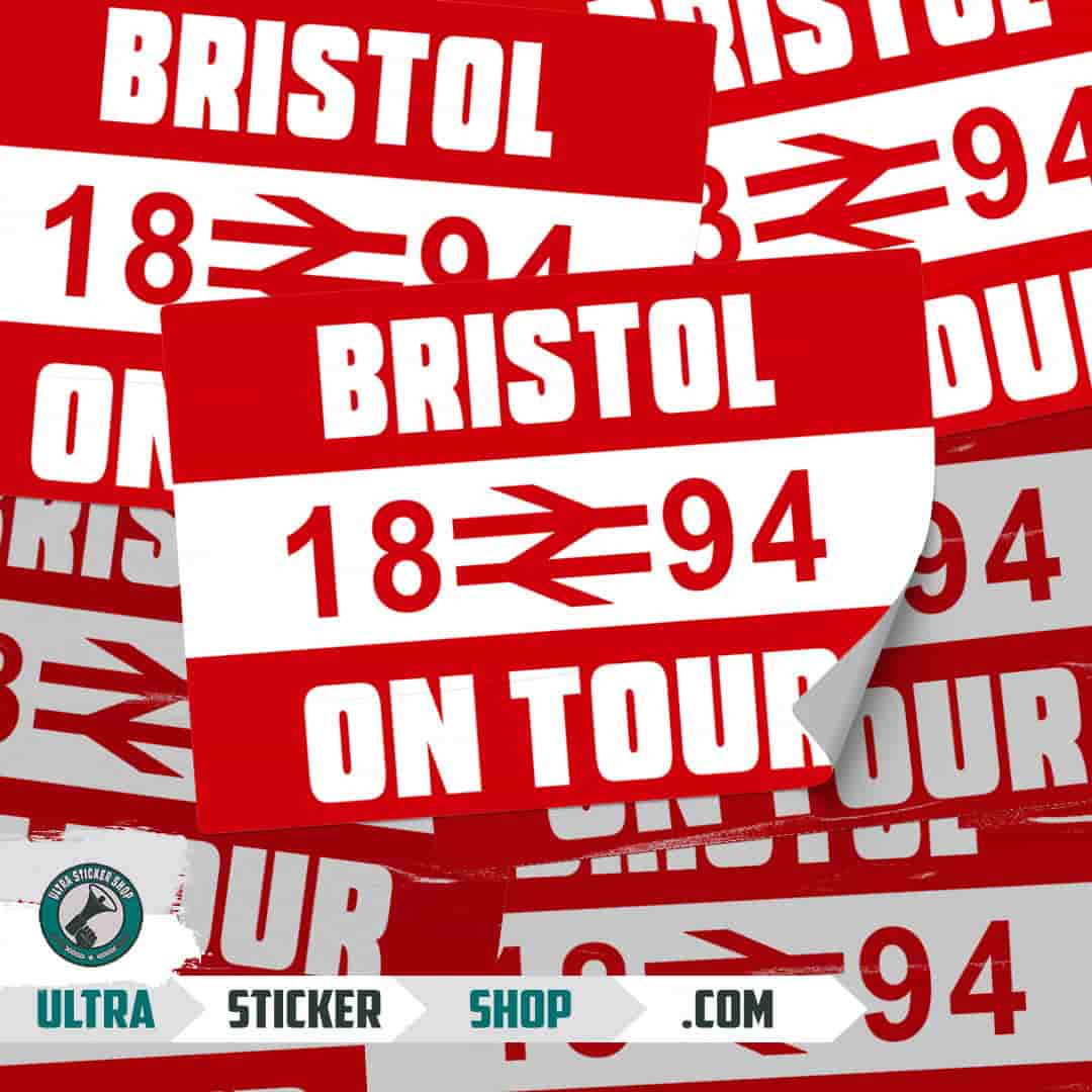 Bristol 1894 on tour Nalepnice