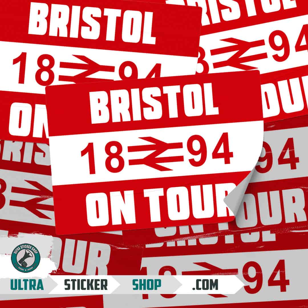 Bristol 1894 on tour Nalepnice