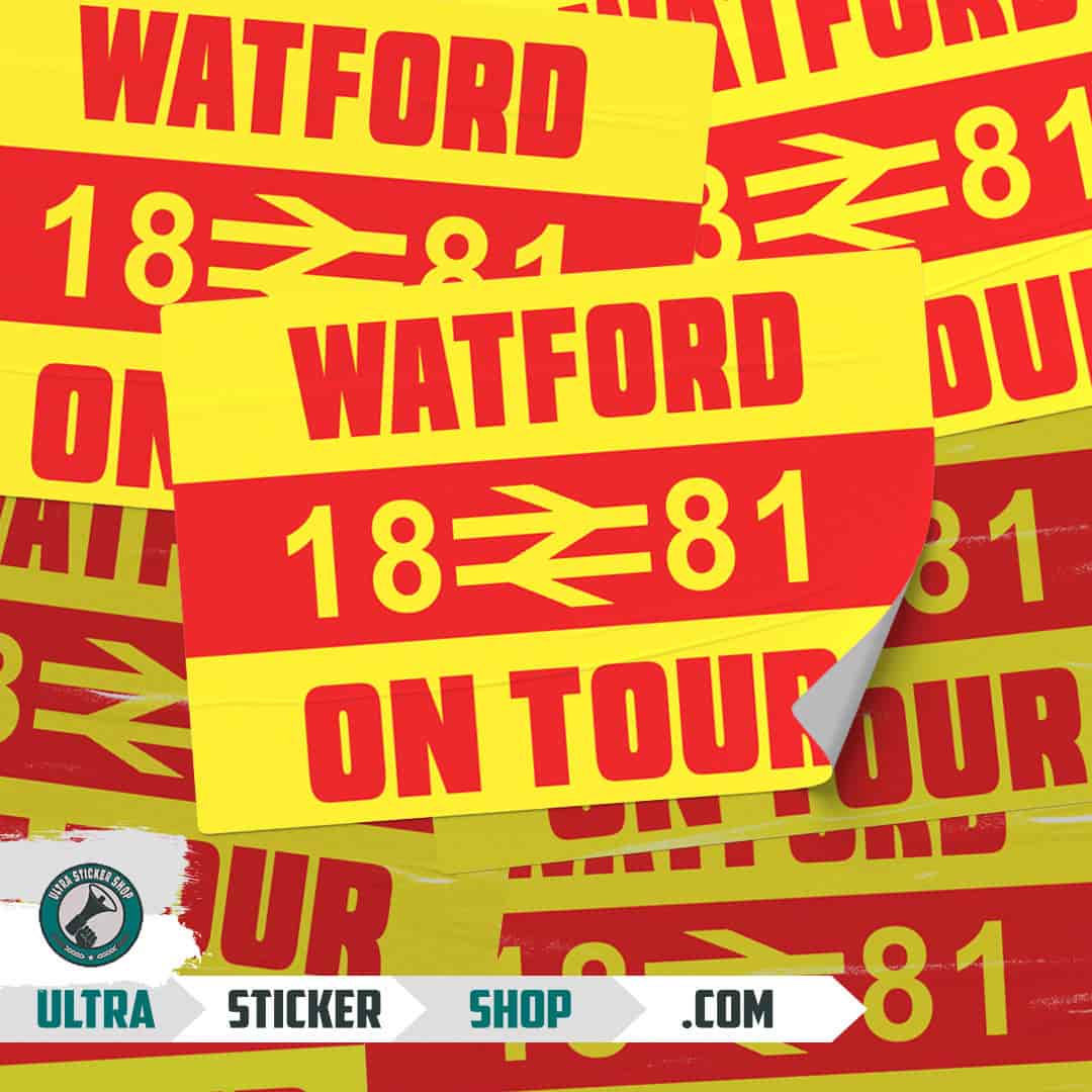 Watford 1881 on tour Nalepnice