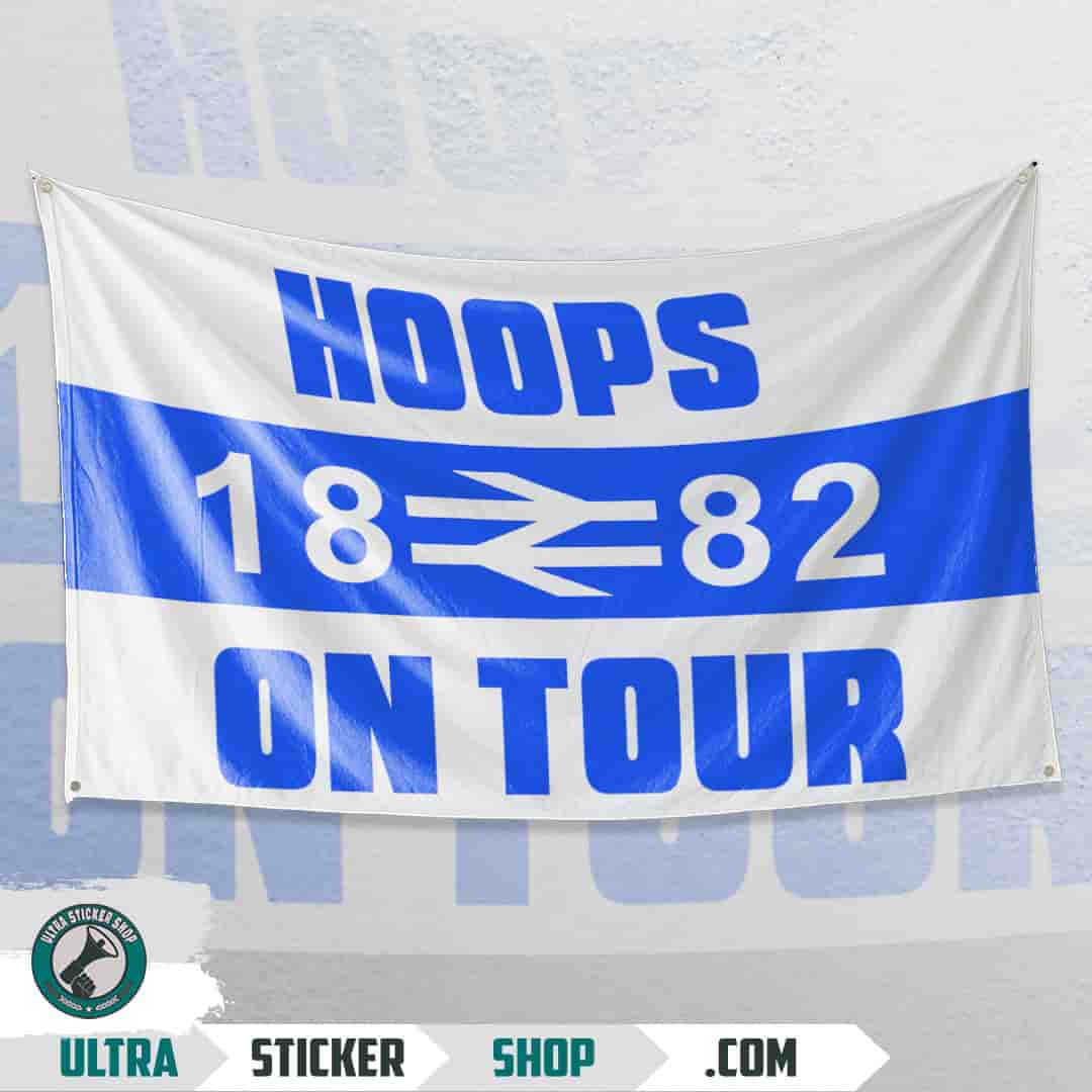 Hoops 1882 on tour Flagge