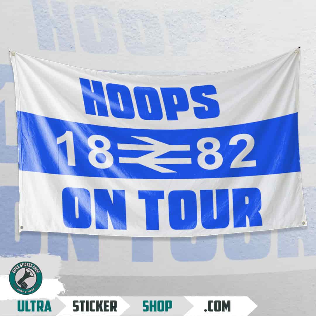 Hoops 1882 on tour Flagge