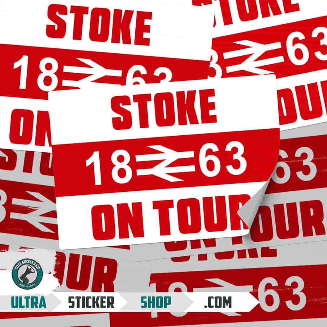Stoke 1863 on tour Aufkleber