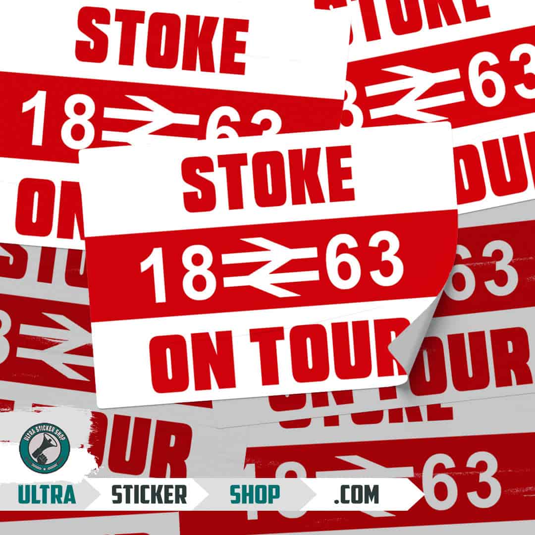 Stoke 1863 on tour Aufkleber