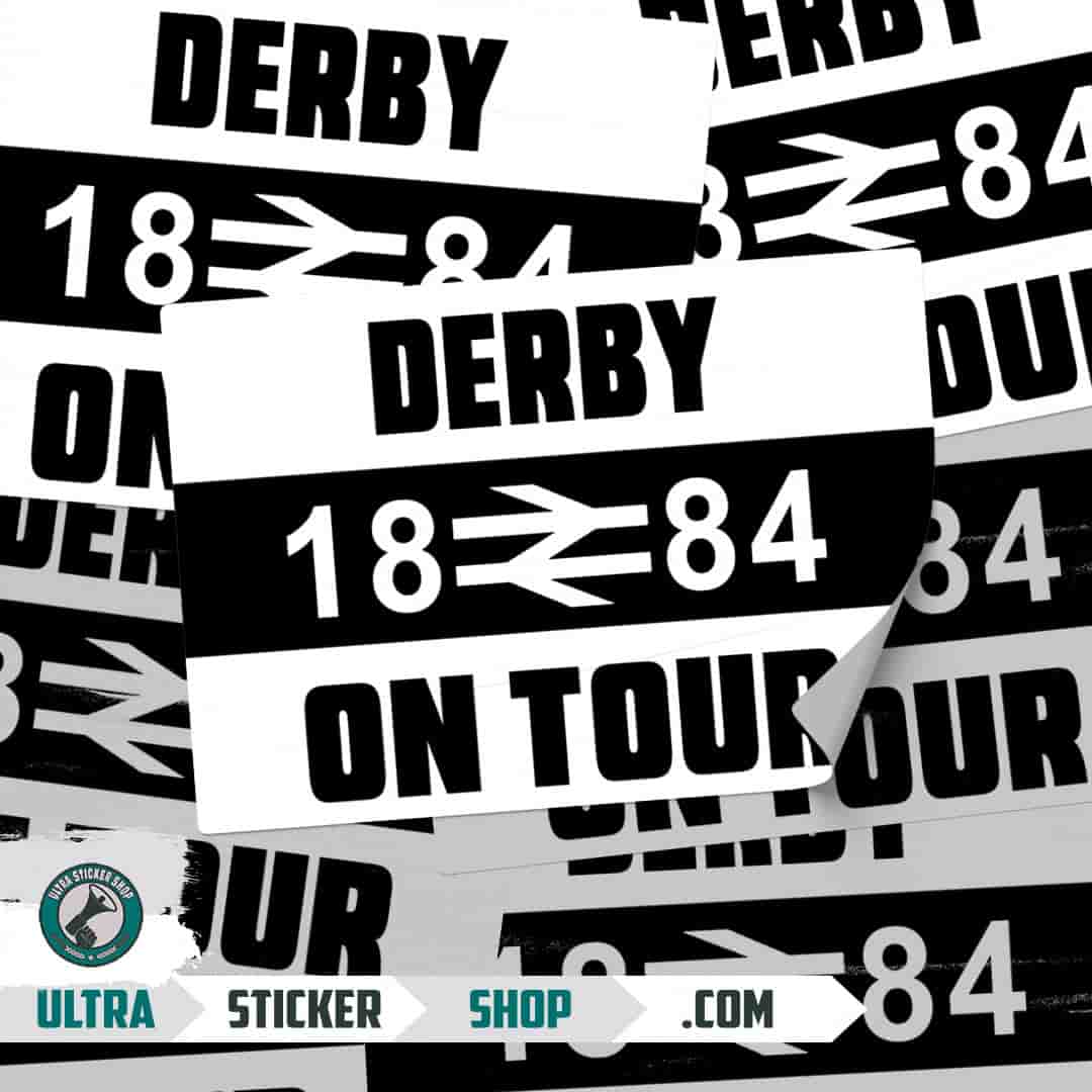Derby 1884 on tour Nalepnice
