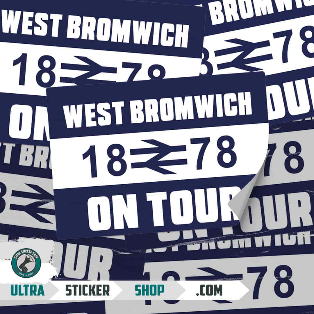 West Bromwich 1878 on tour Nalepnice
