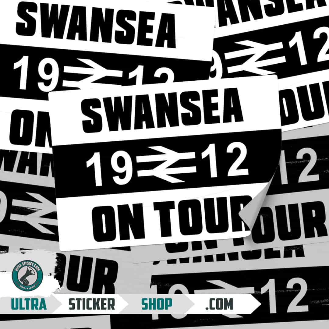 Swansea 1912 on tour Nalepnice