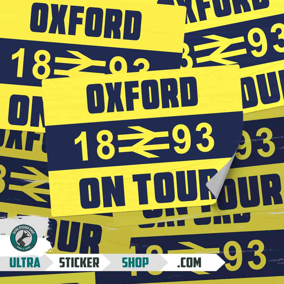 Oxford 1893 on tour Nalepnice