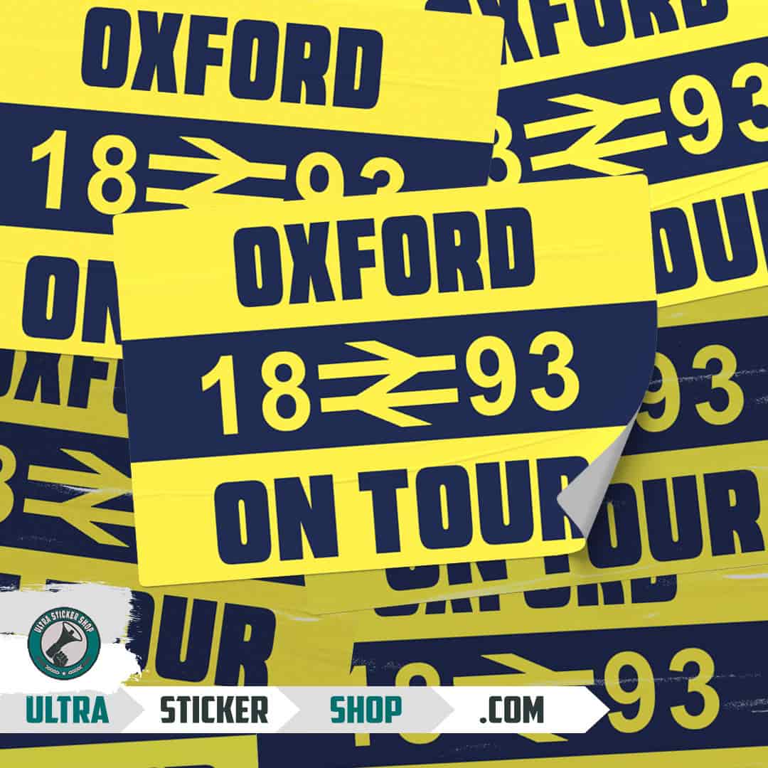 Oxford 1893 on tour Nalepnice