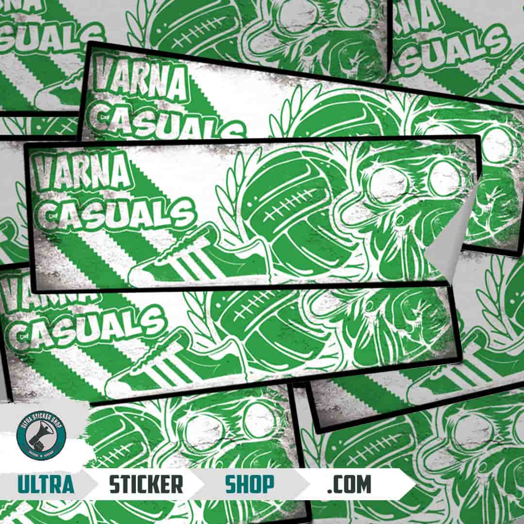 Varna casuals Klistermärken