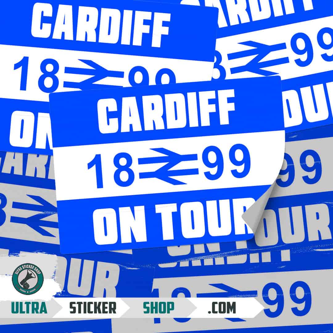Cardiff 1899 on tour Klistermærker