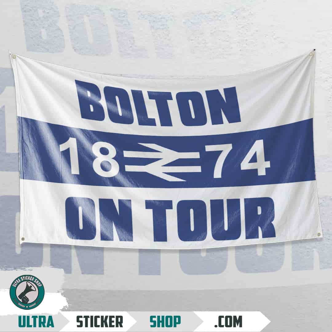 Bolton 1874 on tour Flagg