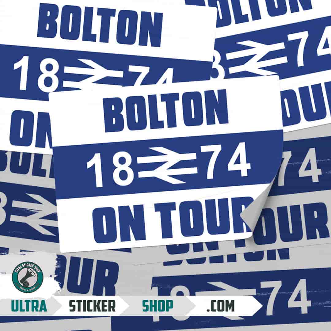 Bolton 1874 on tour Klistremerker