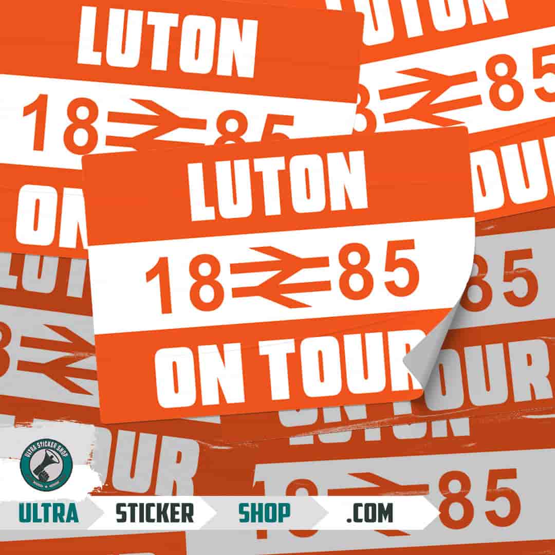 Luton 1885 on tour Klistermærker