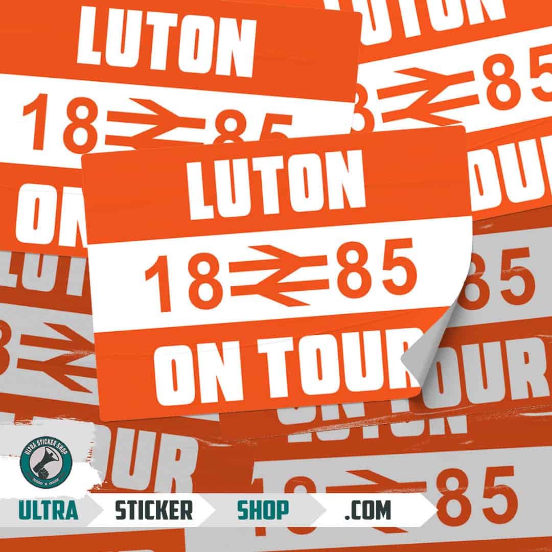 Luton 1885 on tour Klistermærker