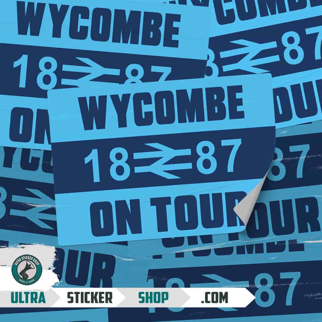 Wycombe 1887 on tour Klistermærker