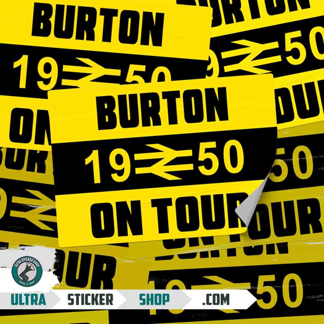 Burton 1950 on tour Klistermærker