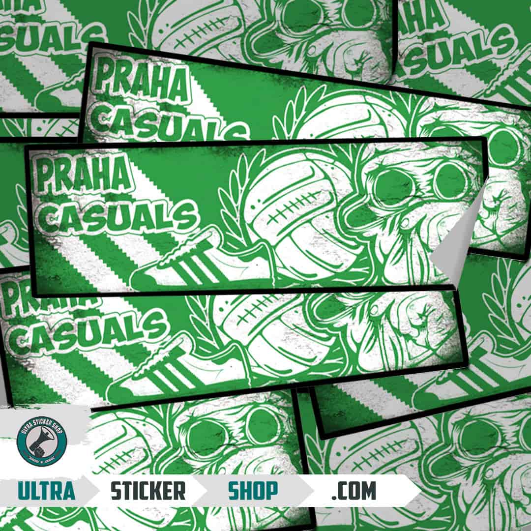 Praha casuals Nalepnice