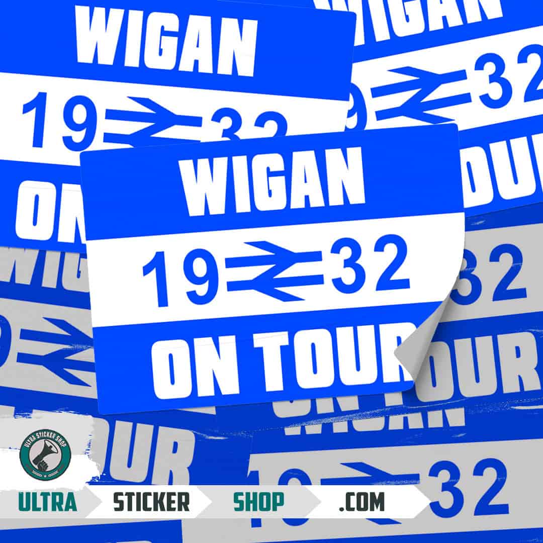Wigan 1932 on tour Nalepnice