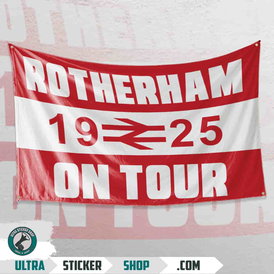 Rotherham 1925 on tour Flagge