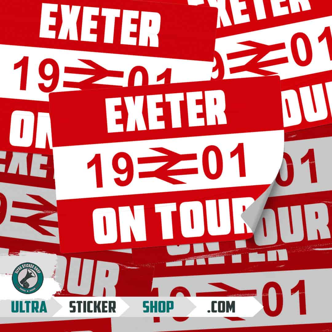 Exeter 1901 on tour Klistermærker
