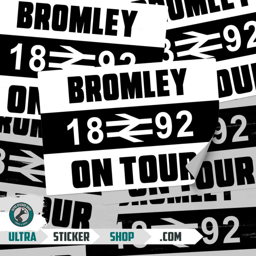 Bromley 1892 on tour Nalepnice