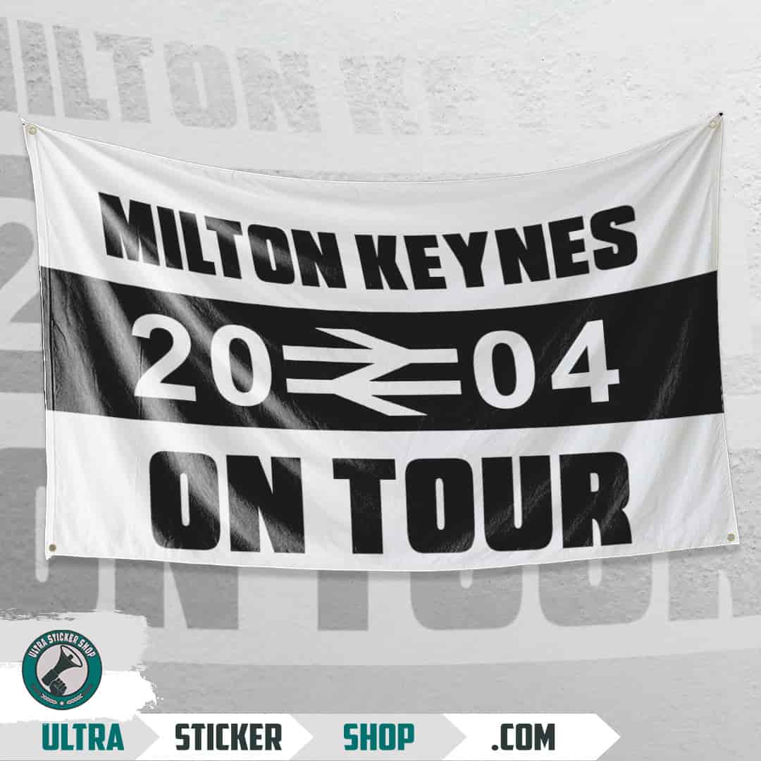 Milton Keynes 2004 on tour Drapeau