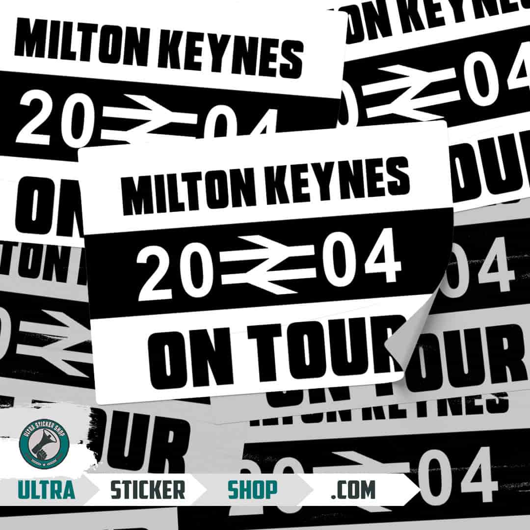 Milton Keynes 2004 on tour Nalepnice